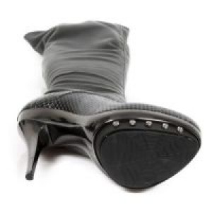  M.PUNK079-C2 PITON NEGRO GRAFITO REVESS AZUL NAPA ELASTICA -  6
