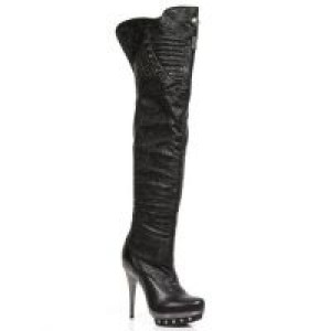  M.PUNK080-C4 RAW NEGRO NAPA PU ELASTICA VINTAGE FLOWER NEGRO -  2
