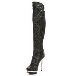  M.PUNK090LS-C1 VINTAGE FLOWER NEGRO LYCRA STRETCH NEGRA PUNK -  4