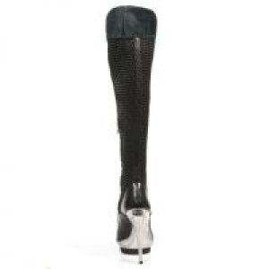  M.PUNK090LS-S1 RAW NEGRO, LYCRA STRETCH NEGRA, PUNK LISO CLA -  5