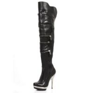  M.PUNK225LS-C1 RAW NEGRO LYCRA NEGRA STRETCH NEGRA PL ACERO -  3