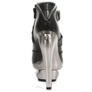  M.ROCK082-S1 NOMADA NEGRO, PULIK NEGRO, ROCK ACERO LISO -  5
