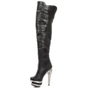  M.ROCK225-C5 NOMADA NEGRO NAPA RASGADA NEG ROCK ACERO LISO -  4
