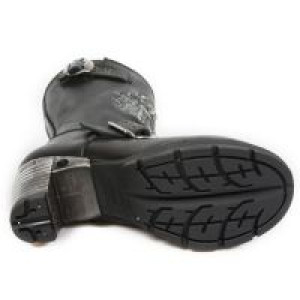    M.TR047-S1 RAW NEGRO, BORDADOS GRIS, TRAIL NEGRO TACON ACERO New Rock M.TR047-S1 -  