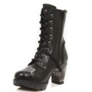  M.TR048-S1 RAW NEGRO, BORDADOS GRIS, TRAIL NEGRO TACON ACERO -  4