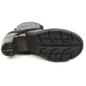 M.TR048-S1 RAW NEGRO, BORDADOS GRIS, TRAIL NEGRO TACON ACERO -  6