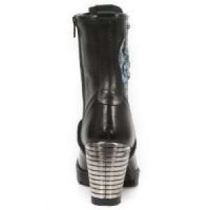  M.TR048-S2 RAW NEGRO, BORDADOS AZUL, TRAIL NEGRO ACERO -  5