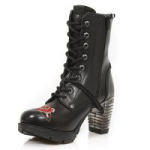  M.TR048-S3 RAW NEGRO, BORDADOS ROJO, TRAIL NEGRO ACERO -  4