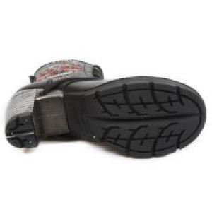  M.TR048-S3 RAW NEGRO, BORDADOS ROJO, TRAIL NEGRO ACERO -  6