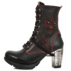 M.TR051-S1 LUX NEGRO REVESS ROJO, TRAIL NEGRO TACON ACERO -  1