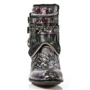  M.TX002-R2 VINTAGE FLOWER LILA NOMADA NEGRO TEXAS NEGRO TEXA -  3