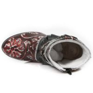  M.TX002-S3 VINTAGE FLOWER POLAR ROJO, NOMADA NEGRO, TEXAS BL -  6