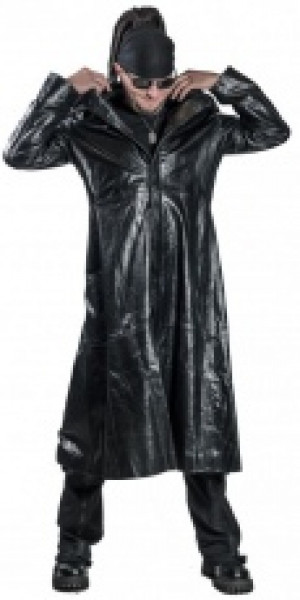   NEW ROCK LEATHER COAT FOR MEN New Rock W.COAT2010-S10-OFF -  