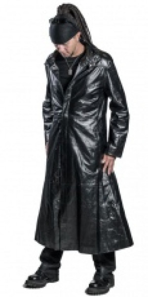   NEW ROCK LEATHER COAT FOR MEN New Rock W.COAT2010-S10-OFF -  
