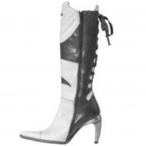     9006 Box Blanco Itali Negro Malicia Tacon Mal New Rock 9006 -  