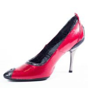  9711 Box Plane Charol Stuco Rojo Sport Negro Tacon New Rock New Rock 9711 -  