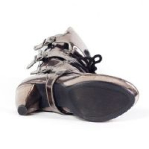  Metallic Acero Plataforma Tacon New Rock New Rock 5373 -  