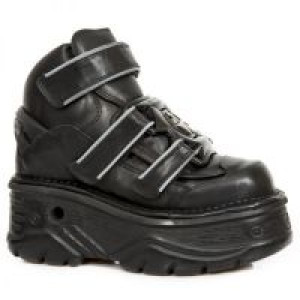     M.1078-S5 CRUST NEGRO, RIBETE REFLECTANTE, TURBO NEGRO S New Rock M.1078-S5 -  