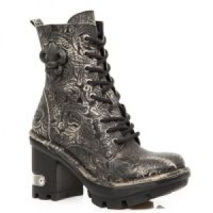   +M.NEOTYRE07-S7 VINTAGE FLOWER NEGRO RASPADO, NEOTYRE NEGRO -  1