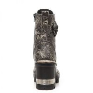   +M.NEOTYRE07-S7 VINTAGE FLOWER NEGRO RASPADO, NEOTYRE NEGRO -  6