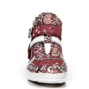    M.HY032-S19 VINTAGE FLOWER POLAR BOX METAL ROJO, FLORAL PAIN New Rock M.HY032-S19 -  