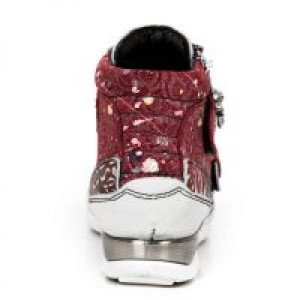    M.HY032-S19 VINTAGE FLOWER POLAR BOX METAL ROJO, FLORAL PAIN New Rock M.HY032-S19 -  