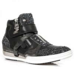    M.HY032-S17 FLORAL DENIM NEGRO, CRUST NEGRO, BRUMA BOX METAL New Rock M.HY032-S17 -  