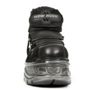     M.1075-S5 CRUST NEGRO, FLORAL ANTE NEGRO, BOX AZUL-METAL -  1