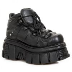  M-106XY-S1 CRUST NEGRO, TERNERA NEGRO, TOWER NEGRO E14 (piso sin metal) herrajes oxido militar -  1