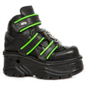  M.1078-S4 CRUST NEGRO, RIBETE FLUOR VERDE, TURBO NEGRO S New Rock M.1078-S4 -  
