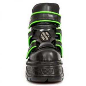  M.1078-S4 CRUST NEGRO, RIBETE FLUOR VERDE, TURBO NEGRO S New Rock M.1078-S4 -  