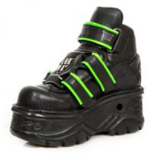  M.1078-S4 CRUST NEGRO, RIBETE FLUOR VERDE, TURBO NEGRO S New Rock M.1078-S4 -  