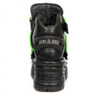  M.1078-S4 CRUST NEGRO, RIBETE FLUOR VERDE, TURBO NEGRO S New Rock M.1078-S4 -  