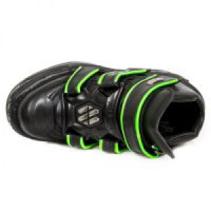  M.1078-S4 CRUST NEGRO, RIBETE FLUOR VERDE, TURBO NEGRO S New Rock M.1078-S4 -  