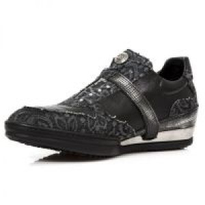     M.HY031-S7 FLORAL DENIM NEGRO, CRUST NEGRO, BRUMA BOX METAL New Rock M.HY031-S7 -  