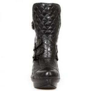   M.PUNK098X-S3 DRAGON NEGRO, PLAT NEGRO PUNK LISO TACON COBRA NEGRO New Rock M.PUNK098X-S3 -  