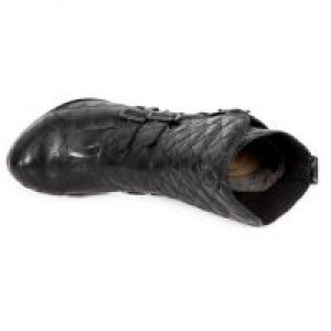   M.PUNK098X-S3 DRAGON NEGRO, PLAT NEGRO PUNK LISO TACON COBRA NEGRO New Rock M.PUNK098X-S3 -  