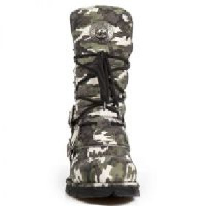  VINTAGE FLOWER CAMUFLAGE**, PLANING NEGRO SIN New Rock M.1473-S36 -  