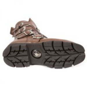 VEGAN MICRO CUERO, PLANING MARRON SIN New Rock M.1473-V2 -  