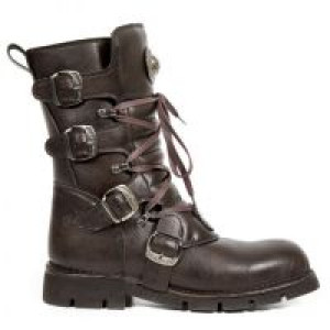  VEGAN MICRO MARRON, PLANING MARRON SIN New Rock M.1473-V3 -  