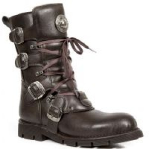  VEGAN MICRO MARRON, PLANING MARRON SIN New Rock M.1473-V3 -  