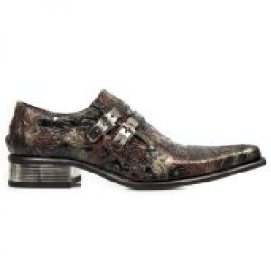  VINTAGE FLOWER ROJO, CUEROLITE M2 ACERO New Rock M.2246-S27 -  