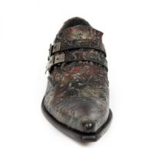  VINTAGE FLOWER ROJO, CUEROLITE M2 ACERO New Rock M.2246-S27 -  
