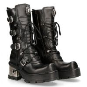  ITALI Y NOMADA NEGRO, PLANING NEGRO M8 ACERO OR Y CAN New Rock M.373-S33 -  