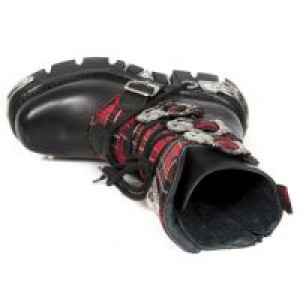  ITALI NEGRO TELA ESCOCESA ROJO REACTOR NEGRO TOBER New Rock M.391T-S1 -  