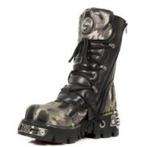  ITALI NEGRO, VINTAGE FLOWER CAMUFLAGE** , REACTO N New Rock M.591-S15 -  