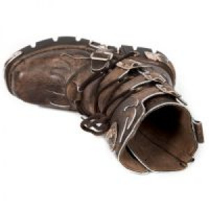  VINTAGE RASPADO MARRON REACTOR MARRON TOBERAS COBRE New Rock M.591-S8 -  