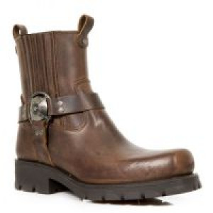  ALASKA CUERO, MOTORCYCLE MARRON New Rock M.7605-S20 -  
