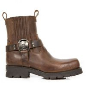  ALASKA CUERO, MOTORCYCLE MARRON New Rock M.7605-S20 -  