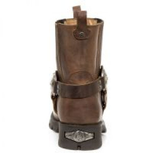 ALASKA CUERO, MOTORCYCLE MARRON New Rock M.7605-S20 -  
